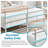 Modern Metal Platform Bed Frame with Colorful Horizontal Bars - Multiple Colors Available, No Box Spring Needed, Sturdy Steel Construction, Easy Assembly-96050357-96050314