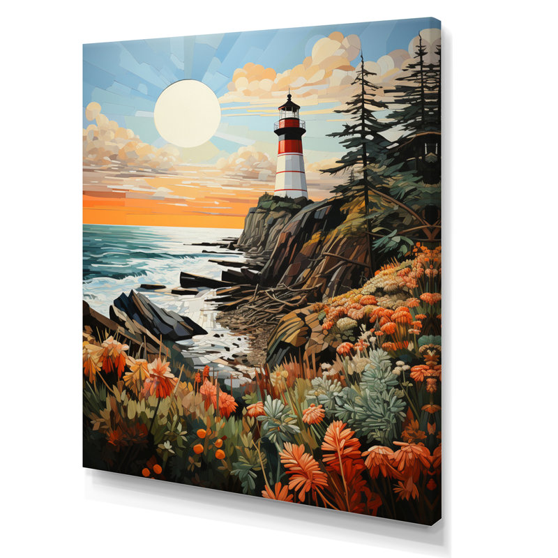Keli Crab Coastal Sentry Pastoral sur toile, H 20 po x l 12 po x P 1 po, Toile tendue