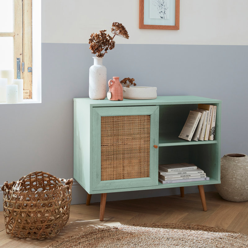 Rectangle Cabinet Accent Chest, Green