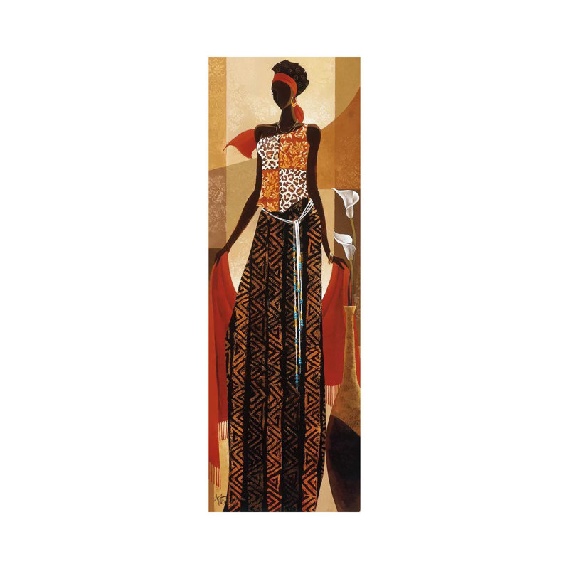 Malaika by Keith Mallett - Wrapped Canvas Panoramic Gallery-Wrapped Canvas Giclée, 121.92 cm H x 40.64 cm W x 1.91 cm D