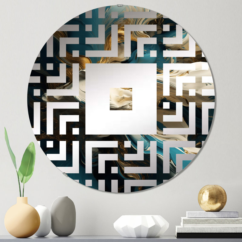Borlon - Square Wall Mirror, 31.4" x 31.4"