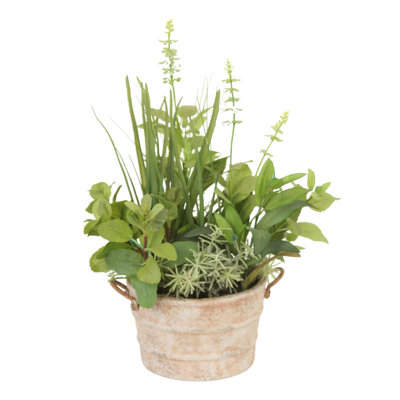 Mood Moss en pot de cuivre vieilli