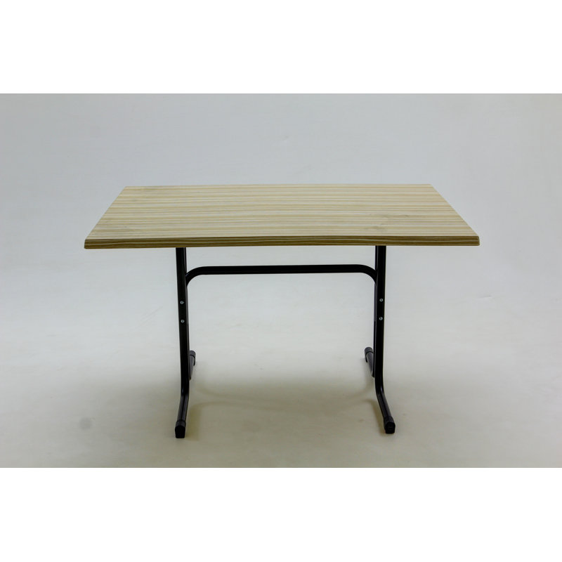 Osburn Rectangular Outdoor Dining Table, 72 cm H x 110 cm W x 70 cm D, Light brown