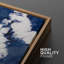 " Blue Distressed Watercolor Ring Display Abstract Shapes Neutral Modern Art Bohemian Colourful Dark "-96965337-96965338