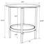 Table de bout Kavita