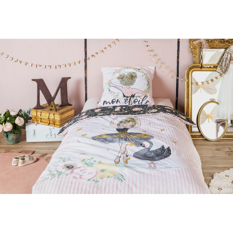 Falconer No Pattern Duvet Cover with Pillowcases Included, 220 x 240 cm - 1 Pillowcase (63 x 63 cm)