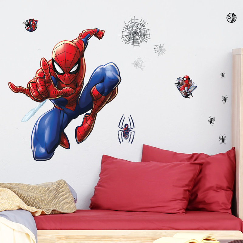Spider-Man Giant Peel and Stick Repositionable Wall Decal Set