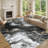 Modern Abstract Living Room Rug Ultra-Soft Contemporary Accent Rug, Easy to Clean Soft Low Pile Indoor Carpet, Large Foldable Floor Cover-525713302-504894461