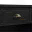 Console vintage en bois avec console et 3 paniers en jacinthe d'eau-109212255