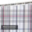 Rideau de douche Tartan Backdrop Beige British Buffalo Red avec 12 crochets-129040603