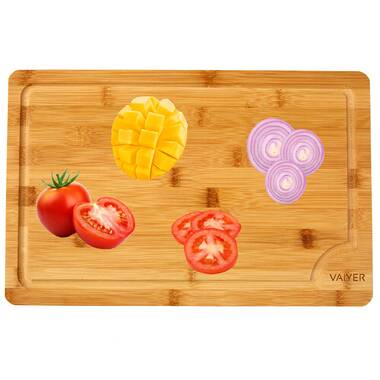 Ebern Designs Sachar 3-Piece Bamboo Cutting Board Set- Eco-Friendly Chopping,  Charcuterie, and Serving Boards & Reviews