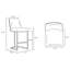 Tabouret de comptoir Serena-226930291-226930288