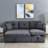 Modular Sleeper Sectional Sofa With Hidden Storage And Comfortable Back Cushions