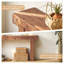 Console avec texture naturelle et nœuds de bois
