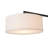 Stretch Arc Floor Lamp - 87", Matte Black, Step Switch, Rectangular marble base