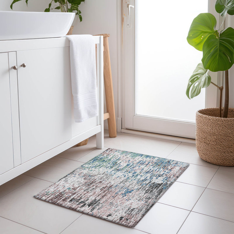 Premium Machine Washable Driessen AMF66 Multi Rug, Rectangle 1'8" x 2'6"
