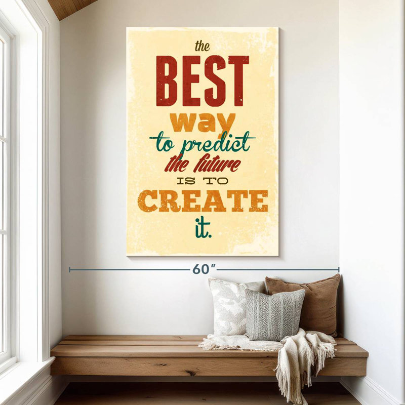 Create The Future, 51" H x 34" W