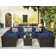 Brianney 6 - Person Patio Conversation Sets with Cushions