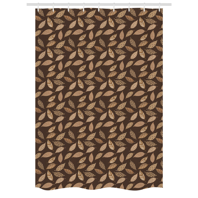 Evanjelina Floral Shower Curtain with Hooks Included, 78" H x 54" W