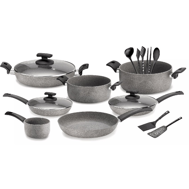 16 - Piece Non-Stick Aluminum Cookware Set
