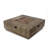 Square Iron Wood Pattern Fire Pit -50,000 Btu Tank Outside(Tank Cover Not Included)