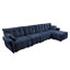 Canapé modulaire 4 places avec repose-pieds, canapé confortable-1360637240