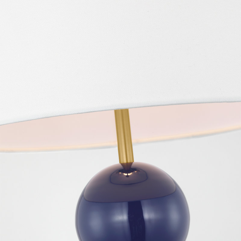 Anthony Metal Table Lamp, Navy