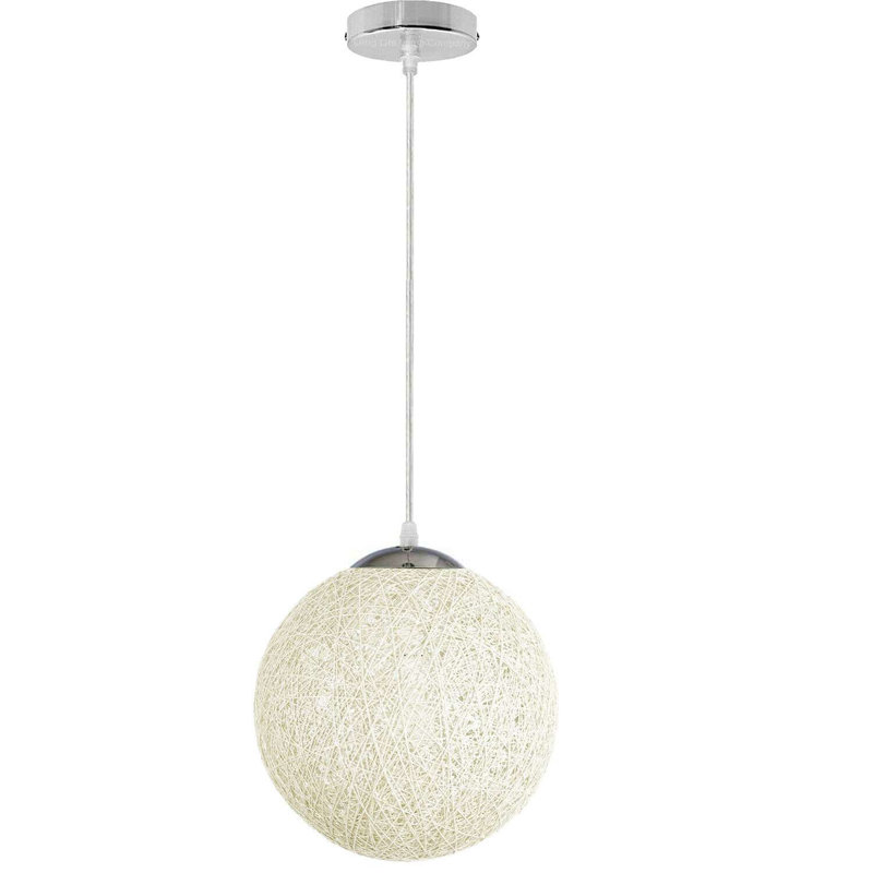Shukura 1 - Light Sphere Pendant, White