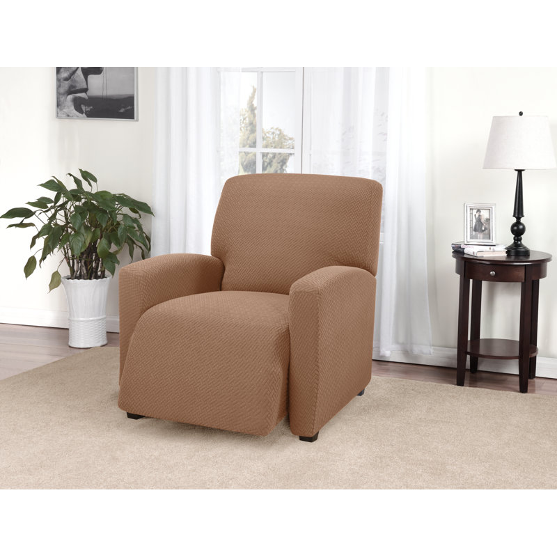 Housse pour fauteuil inclinable à coussins carrés, Sable