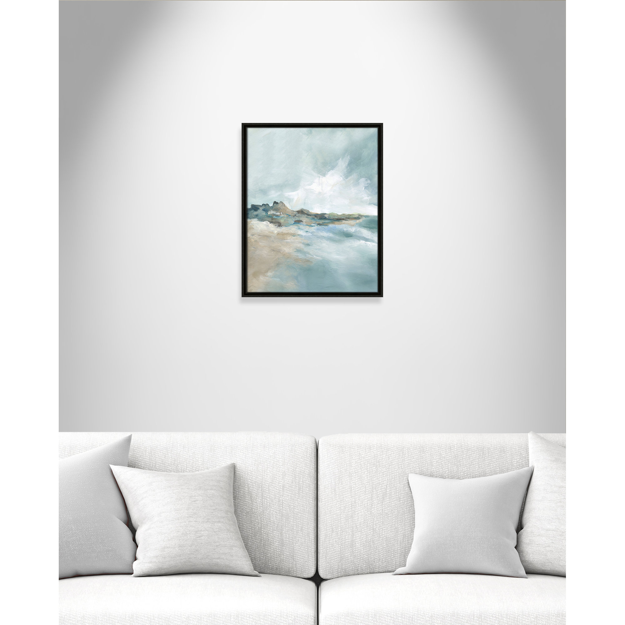 Sandpoint Print by Carol Robinson, 21.5" H x 17.5" W, Espresso