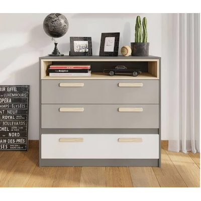 Dillinger 90cm W 3 - Drawer Chest of Drawers
