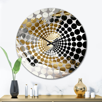 Lothar - Horloge murale peinture abstraite