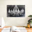 Lustre en cristal grunge sur toile-900466914