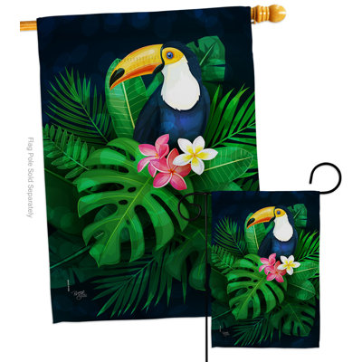 Double Sided 40'' H x 28'' W Polyester Animal