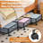 2-Pack Under Bed Storage with Wheels,Rolling Under Bed Storage Containers,Under Bed Shoe Storage for Bedroom Clothes Shoes Blankets