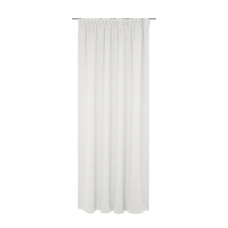 Kingon Room Darkening Curtain Single Panel, 145cm H x 132cm W, Natural Brown