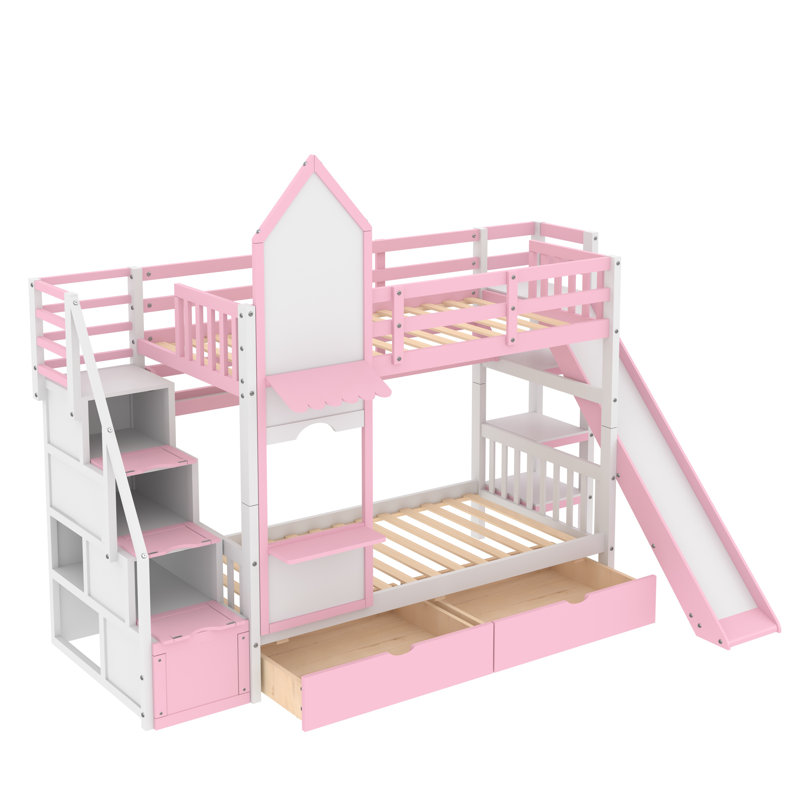 Lit pour enfant Orlinda, Rose
