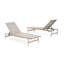 Chaise longue d'extérieur en aluminium Hargrove-122099243