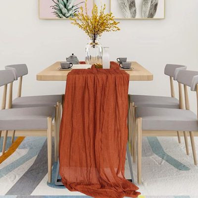 10Ft Christmas Cheesecloth Table Runner