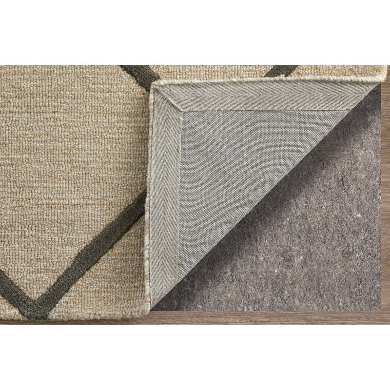 Kimball Transitional Trellis & Lattice Ivory Area Rug, Rectangle 3'6" x 5'6"