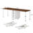78.7 Inches Two Person Computer Desk With 5 Drawers-1088256566
