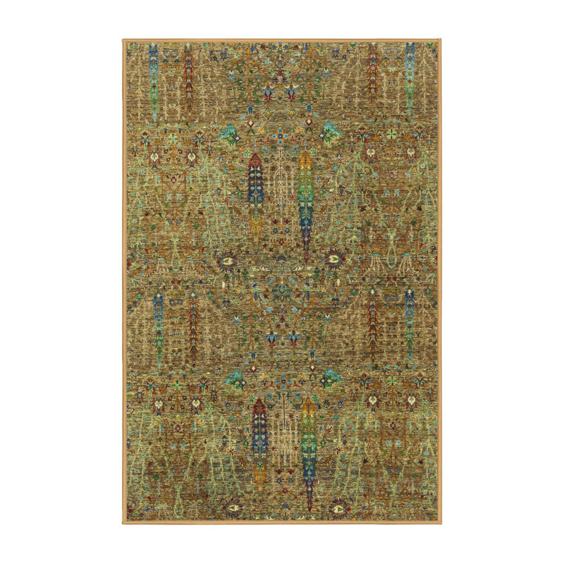 Abstract Indoor Rug, Rectangle 6' x 9'