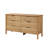 Ardin 6 Drawer Solid Wood Natural Dresser-335321842