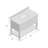 Brooks 43 " W Freestanding Standard Free Standing Single Double Single Vanity Bathroom Vanity With Stone Top-21249921-21249922