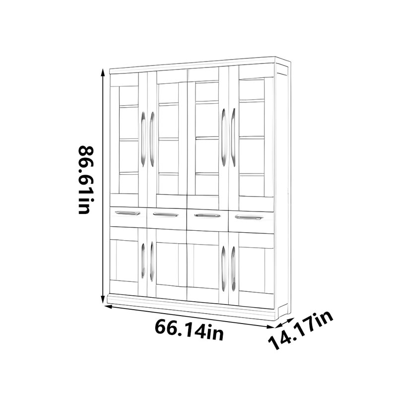 Modern high quality furniture bookcase