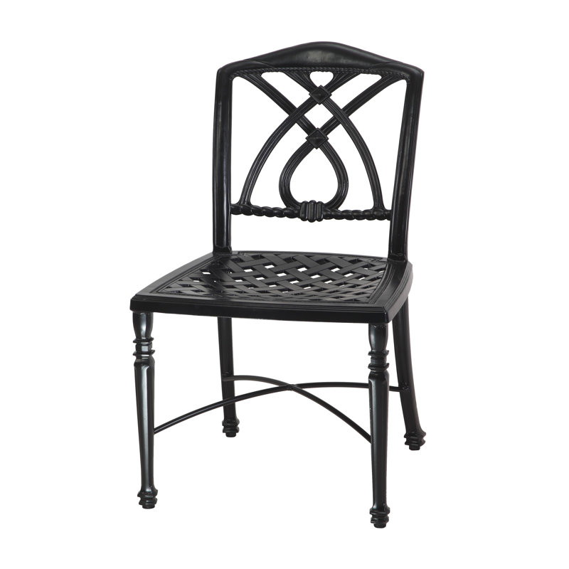 Terrace Café Chair w/o Arms Frame - Knock Down (KD), Midnight Gold