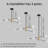 Derhonda LED Modern Linear Chandelier