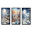 «Harmony Of Winter Village V», 3 pièces sur toile-253769066-253769060