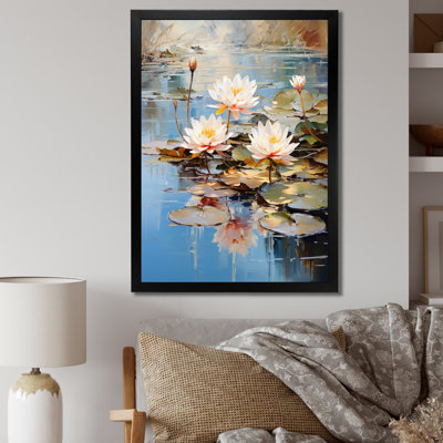 Nymphéas, série Claude Monets II sur toile