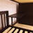 Solid Wood Frame Twin-Twin over Full L-Shaped Bunk Bed With 3 Drawers, Portable Desk and Wardrobe-101331791